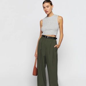 Reformation Benedetta Cashmere Cropped Tank
